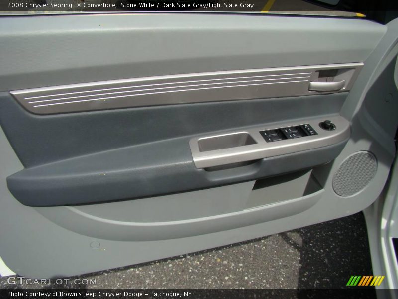 Stone White / Dark Slate Gray/Light Slate Gray 2008 Chrysler Sebring LX Convertible