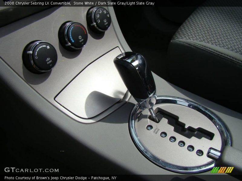 Stone White / Dark Slate Gray/Light Slate Gray 2008 Chrysler Sebring LX Convertible