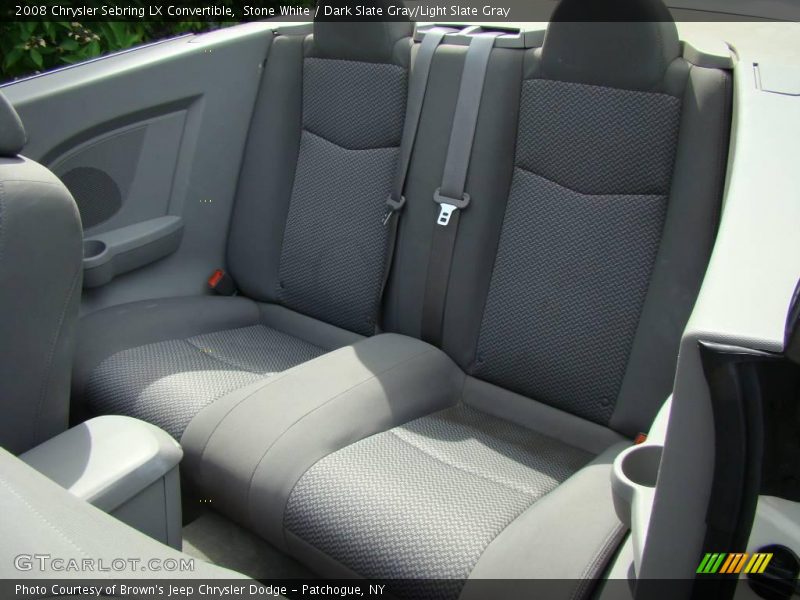 Stone White / Dark Slate Gray/Light Slate Gray 2008 Chrysler Sebring LX Convertible