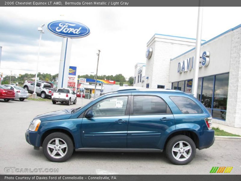Bermuda Green Metallic / Light Gray 2006 Chevrolet Equinox LT AWD