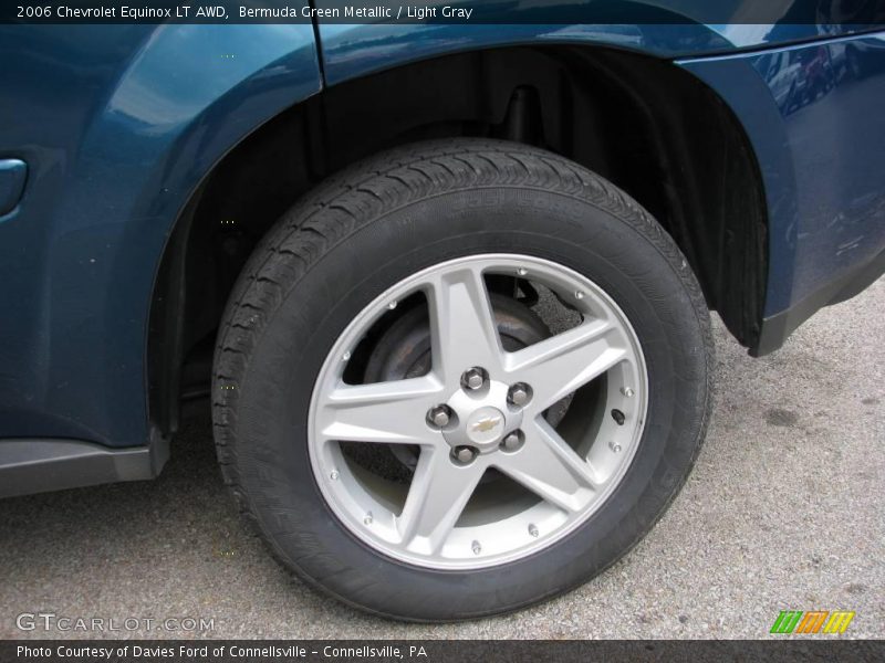 Bermuda Green Metallic / Light Gray 2006 Chevrolet Equinox LT AWD