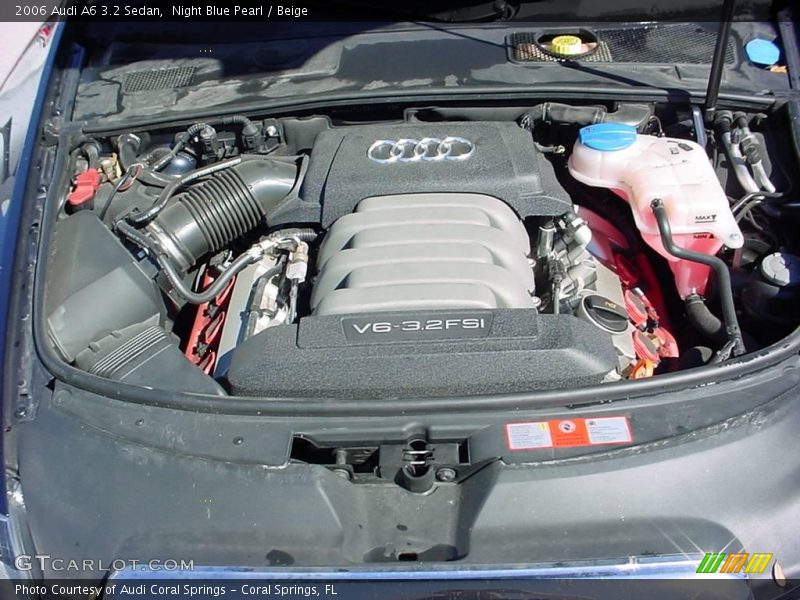 Night Blue Pearl / Beige 2006 Audi A6 3.2 Sedan