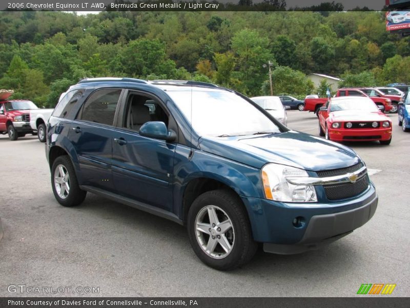 Bermuda Green Metallic / Light Gray 2006 Chevrolet Equinox LT AWD
