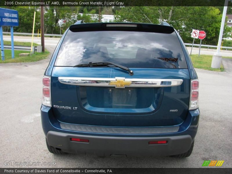 Bermuda Green Metallic / Light Gray 2006 Chevrolet Equinox LT AWD