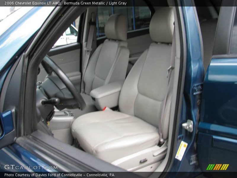 Bermuda Green Metallic / Light Gray 2006 Chevrolet Equinox LT AWD