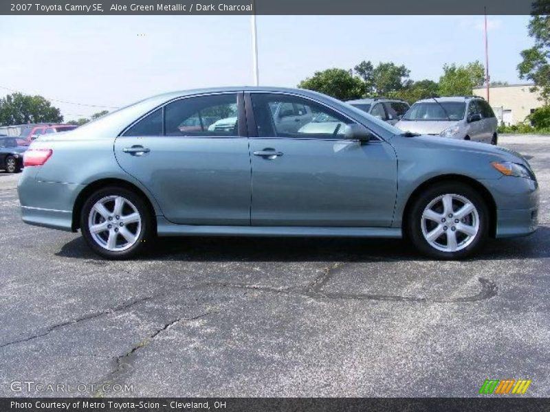 Aloe Green Metallic / Dark Charcoal 2007 Toyota Camry SE