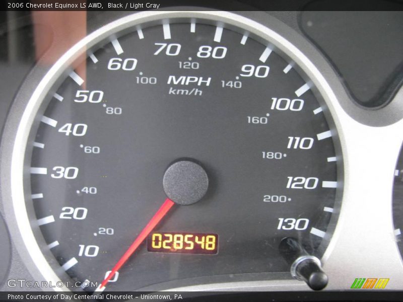 Black / Light Gray 2006 Chevrolet Equinox LS AWD