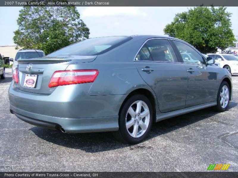 Aloe Green Metallic / Dark Charcoal 2007 Toyota Camry SE