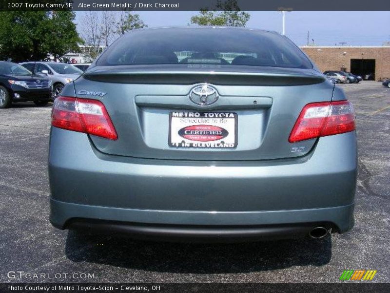 Aloe Green Metallic / Dark Charcoal 2007 Toyota Camry SE