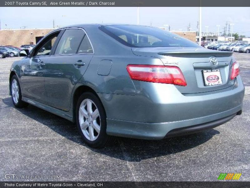Aloe Green Metallic / Dark Charcoal 2007 Toyota Camry SE