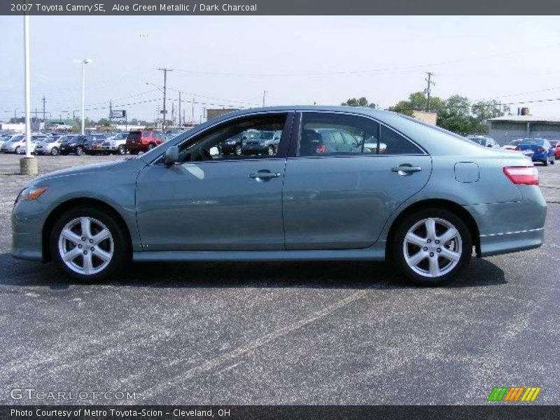 Aloe Green Metallic / Dark Charcoal 2007 Toyota Camry SE