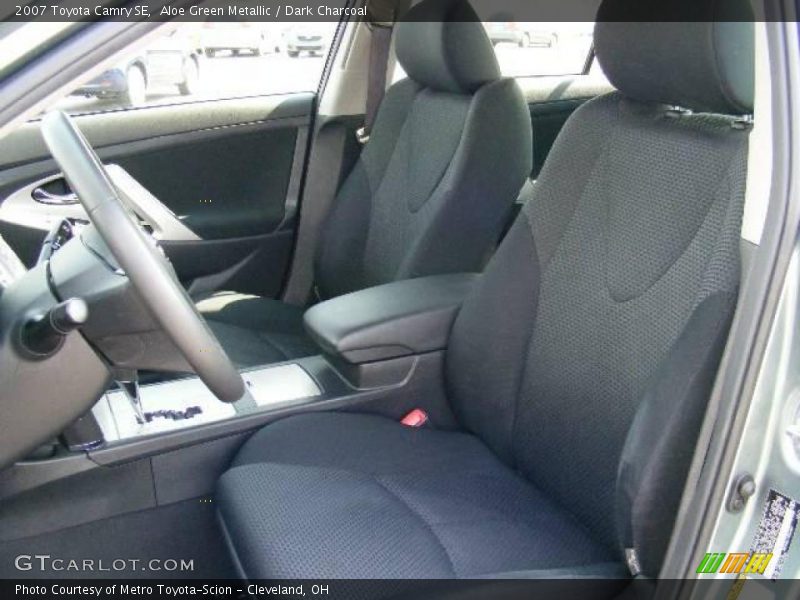 Aloe Green Metallic / Dark Charcoal 2007 Toyota Camry SE