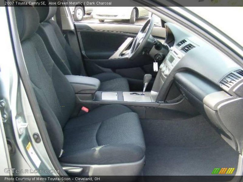 Aloe Green Metallic / Dark Charcoal 2007 Toyota Camry SE