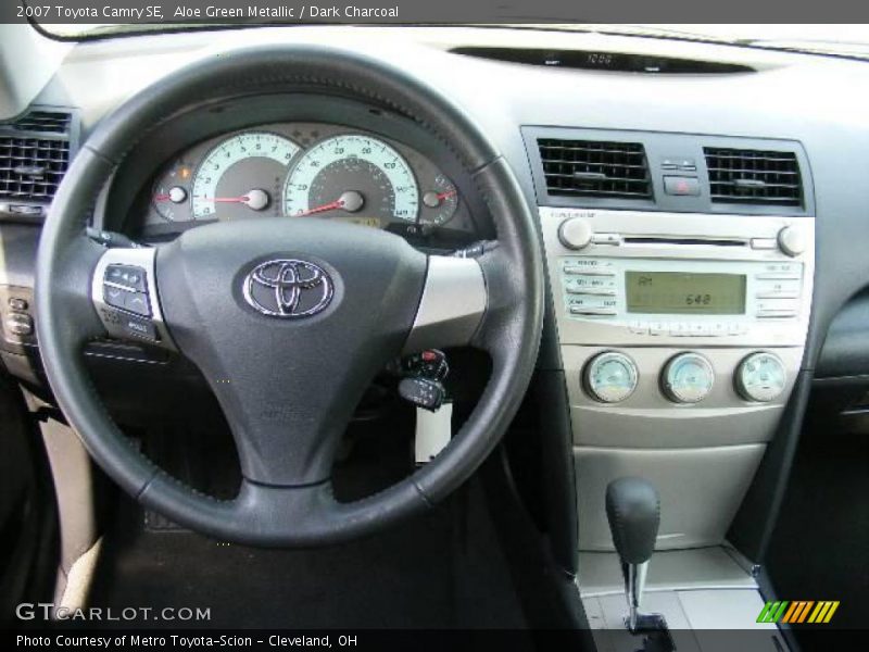 Aloe Green Metallic / Dark Charcoal 2007 Toyota Camry SE