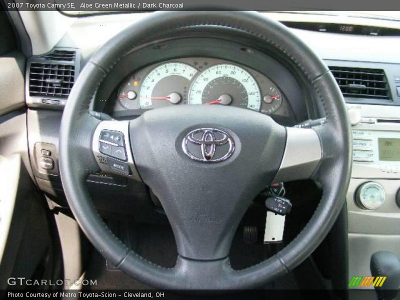 Aloe Green Metallic / Dark Charcoal 2007 Toyota Camry SE