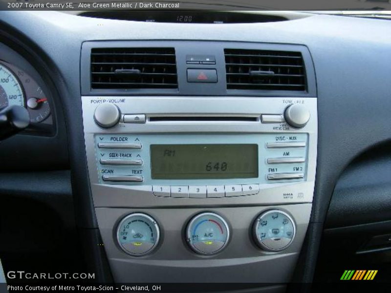 Aloe Green Metallic / Dark Charcoal 2007 Toyota Camry SE