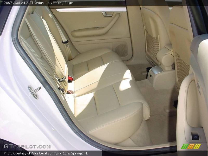 Ibis White / Beige 2007 Audi A4 2.0T Sedan