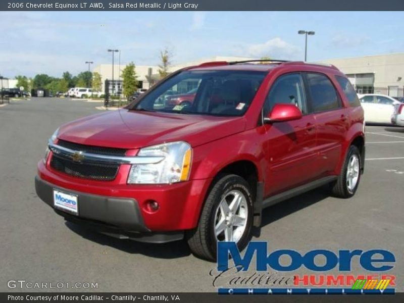 Salsa Red Metallic / Light Gray 2006 Chevrolet Equinox LT AWD