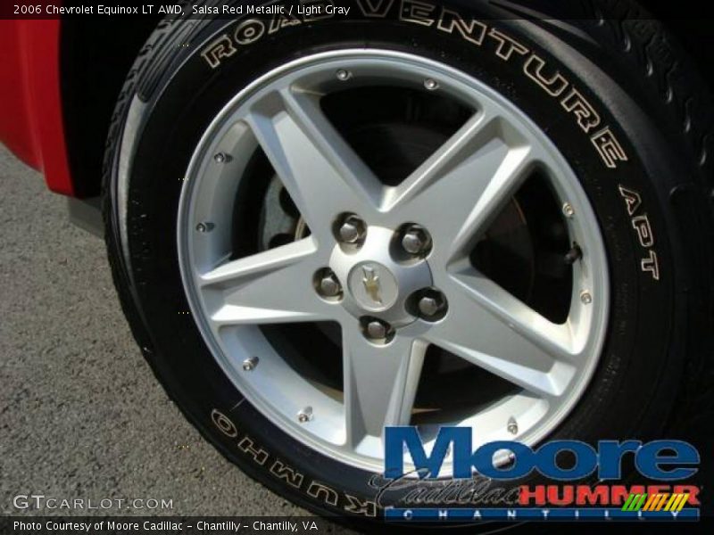 Salsa Red Metallic / Light Gray 2006 Chevrolet Equinox LT AWD