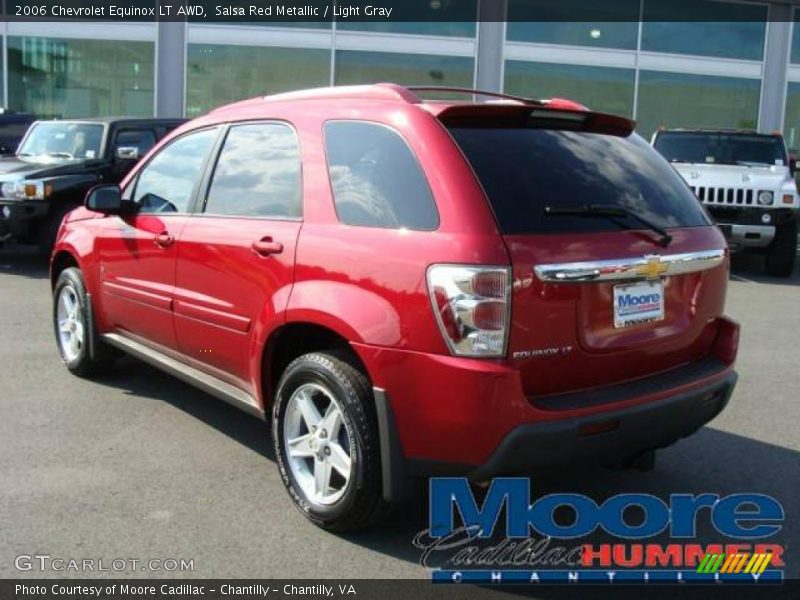 Salsa Red Metallic / Light Gray 2006 Chevrolet Equinox LT AWD