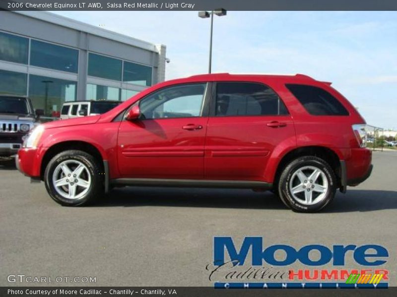 Salsa Red Metallic / Light Gray 2006 Chevrolet Equinox LT AWD