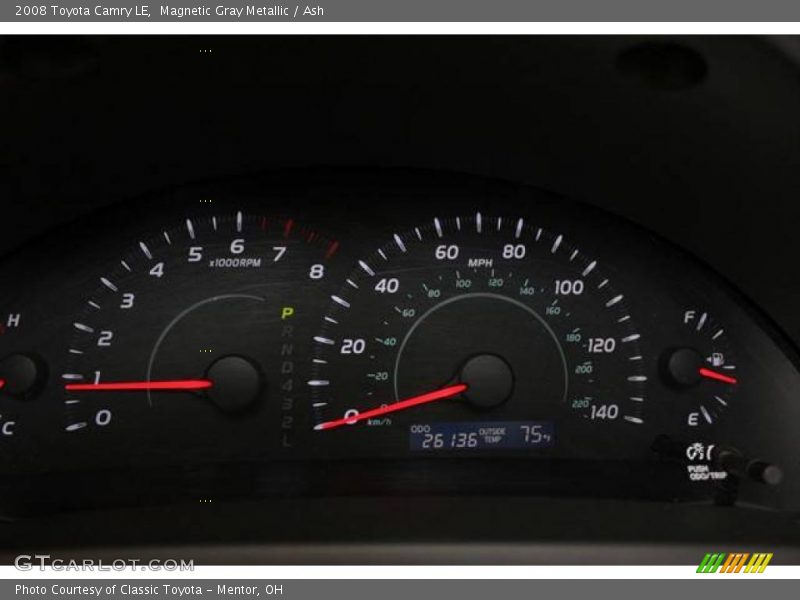 Magnetic Gray Metallic / Ash 2008 Toyota Camry LE