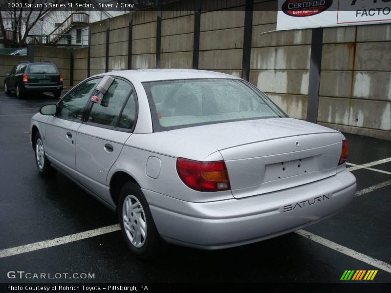 Silver / Gray 2001 Saturn S Series SL Sedan
