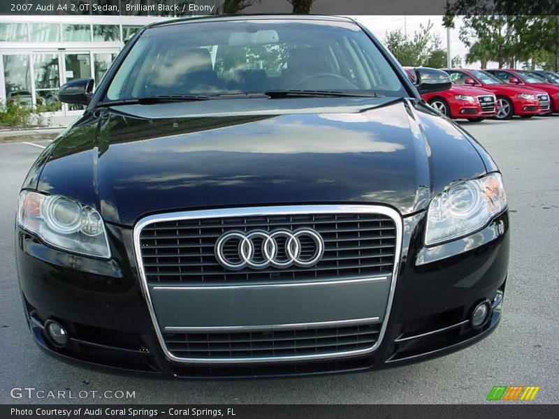 Brilliant Black / Ebony 2007 Audi A4 2.0T Sedan