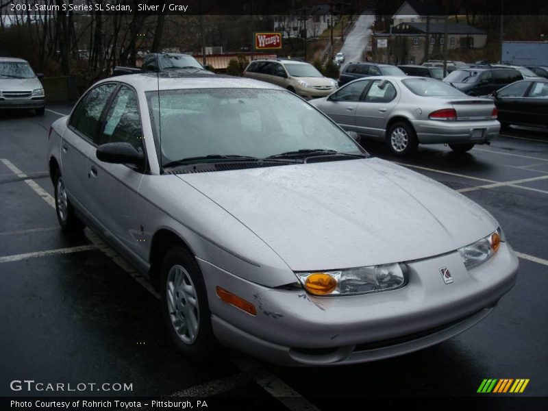 Silver / Gray 2001 Saturn S Series SL Sedan