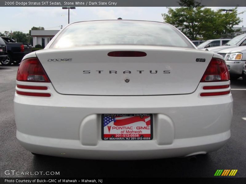 Stone White / Dark Slate Grey 2006 Dodge Stratus SXT Sedan