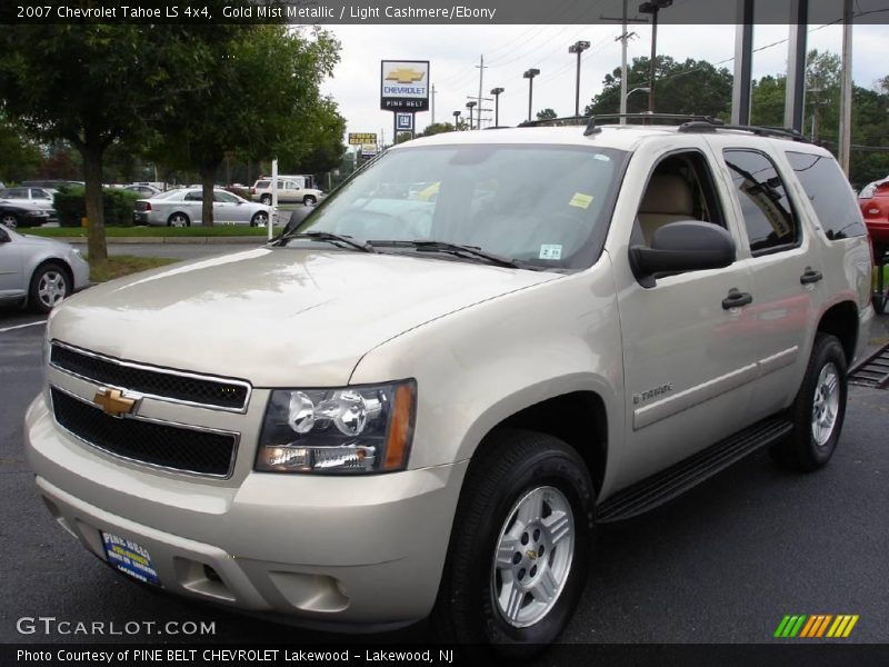 Gold Mist Metallic / Light Cashmere/Ebony 2007 Chevrolet Tahoe LS 4x4