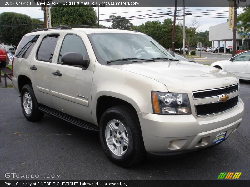 Gold Mist Metallic / Light Cashmere/Ebony 2007 Chevrolet Tahoe LS 4x4