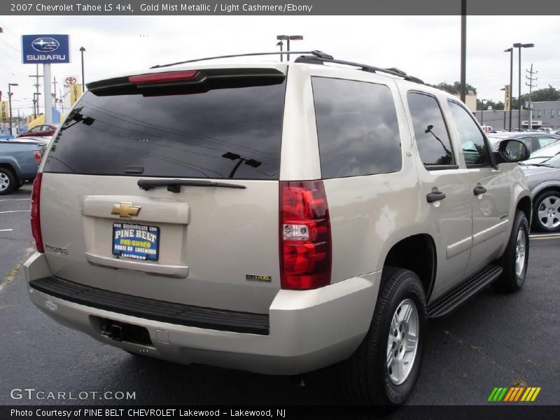 Gold Mist Metallic / Light Cashmere/Ebony 2007 Chevrolet Tahoe LS 4x4