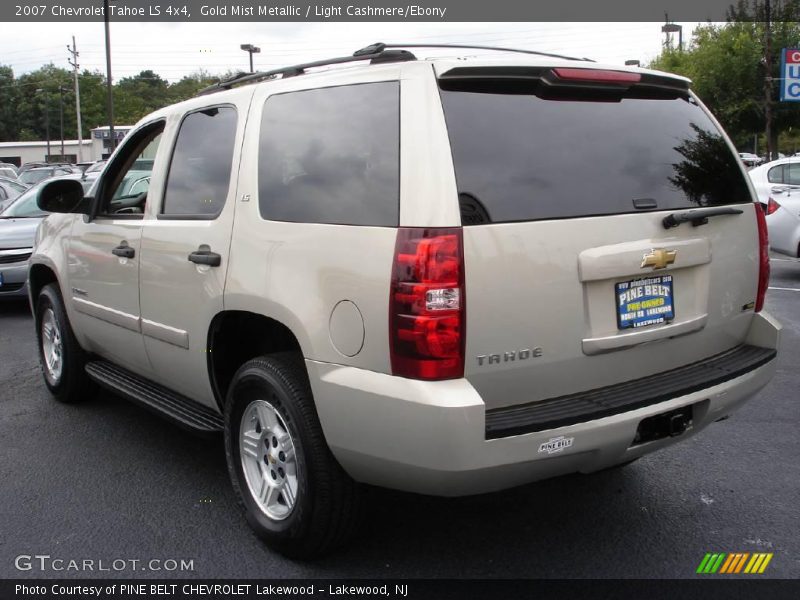 Gold Mist Metallic / Light Cashmere/Ebony 2007 Chevrolet Tahoe LS 4x4