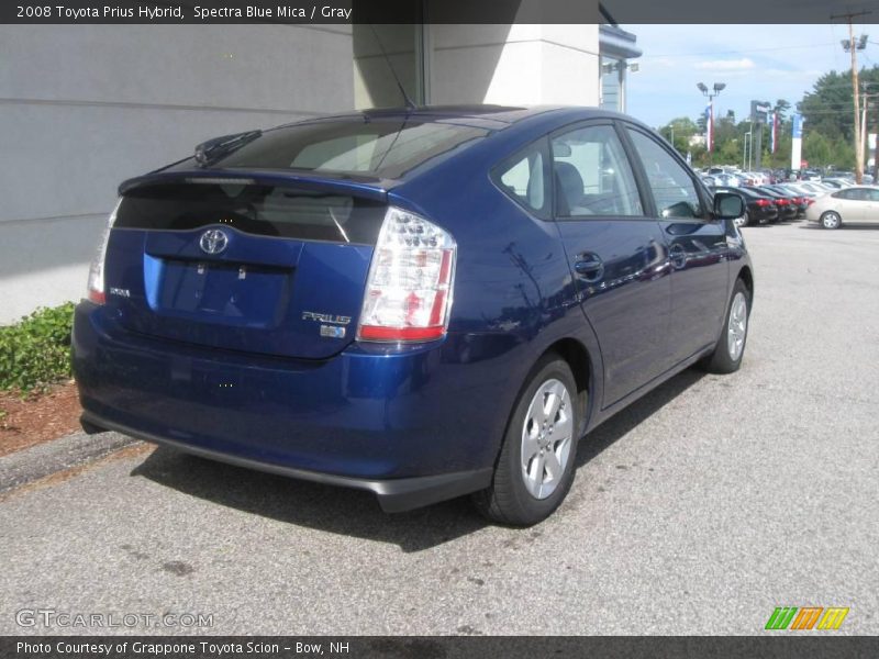Spectra Blue Mica / Gray 2008 Toyota Prius Hybrid