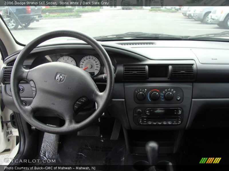 Stone White / Dark Slate Grey 2006 Dodge Stratus SXT Sedan