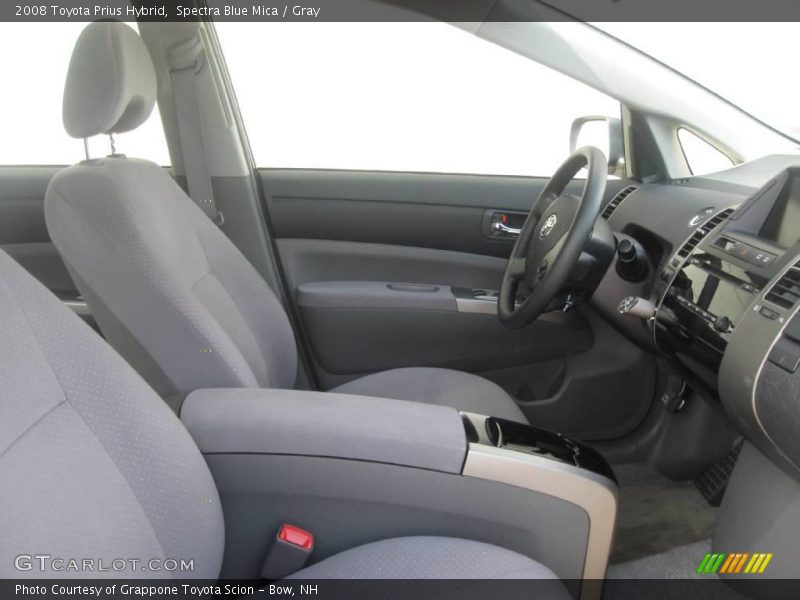 Spectra Blue Mica / Gray 2008 Toyota Prius Hybrid