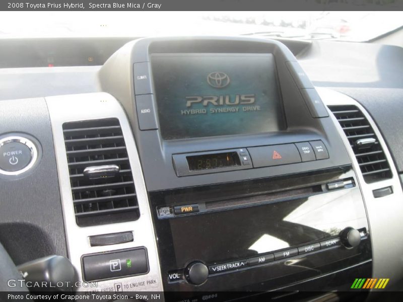 Spectra Blue Mica / Gray 2008 Toyota Prius Hybrid