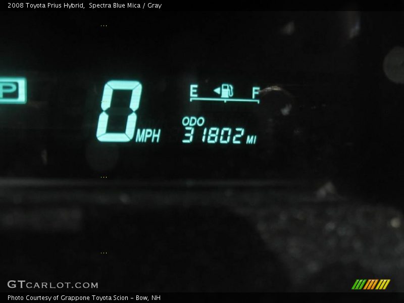 Spectra Blue Mica / Gray 2008 Toyota Prius Hybrid
