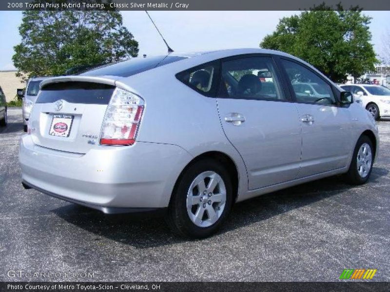Classic Silver Metallic / Gray 2008 Toyota Prius Hybrid Touring