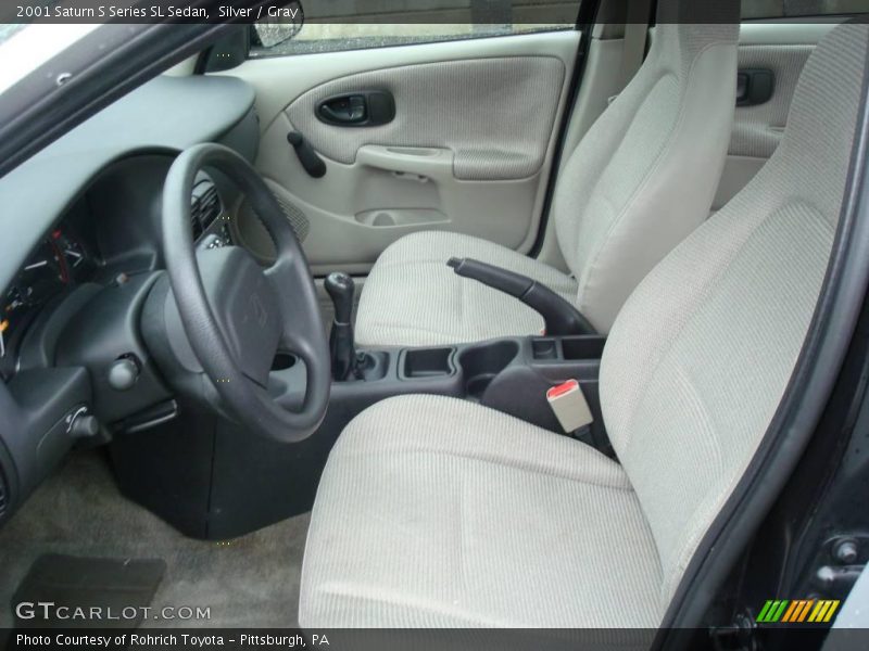 Silver / Gray 2001 Saturn S Series SL Sedan