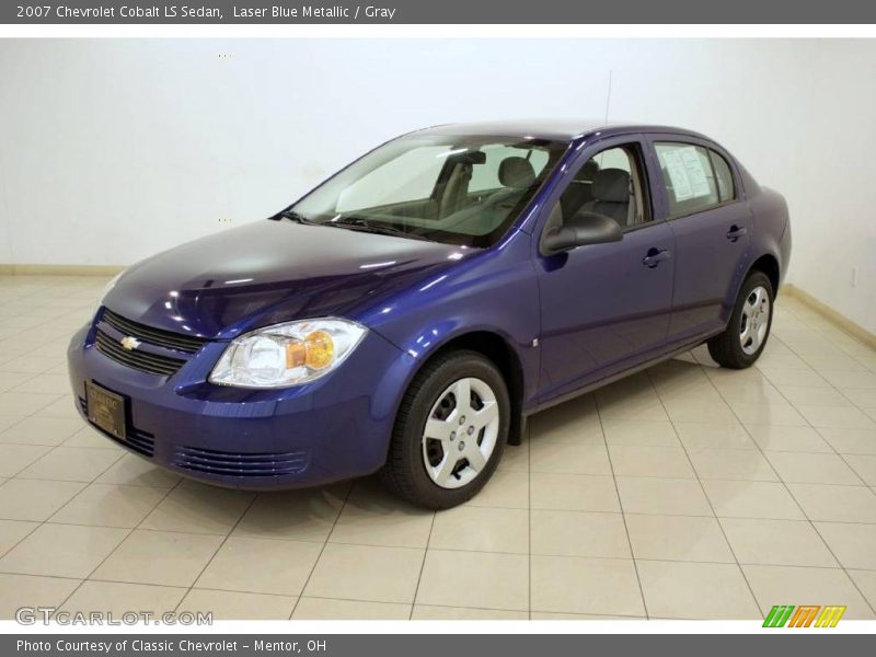 Laser Blue Metallic / Gray 2007 Chevrolet Cobalt LS Sedan