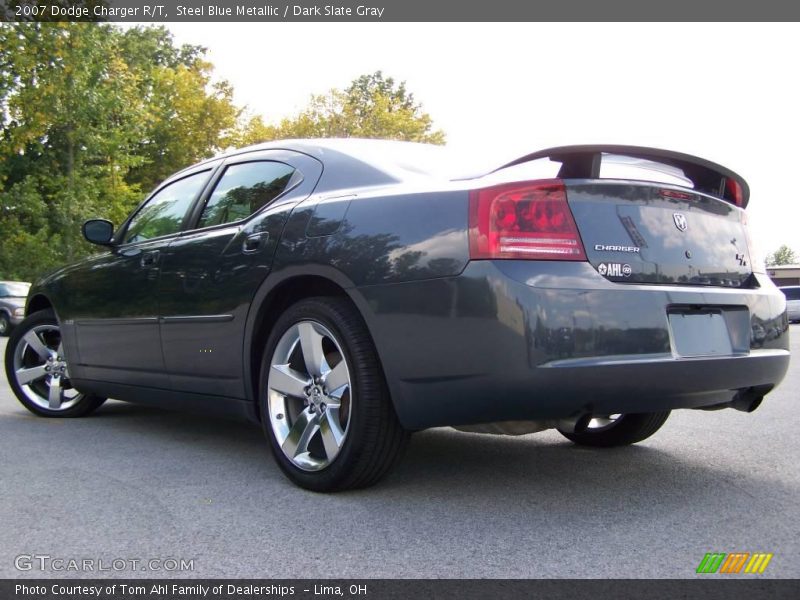 Steel Blue Metallic / Dark Slate Gray 2007 Dodge Charger R/T