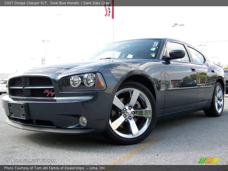 Steel Blue Metallic / Dark Slate Gray 2007 Dodge Charger R/T