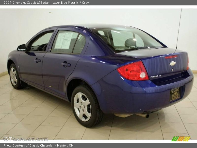 Laser Blue Metallic / Gray 2007 Chevrolet Cobalt LS Sedan