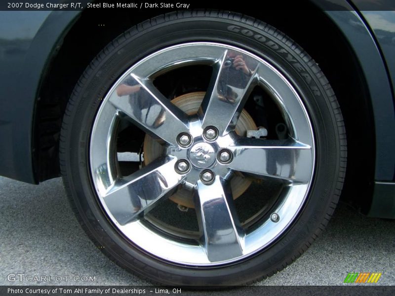 Steel Blue Metallic / Dark Slate Gray 2007 Dodge Charger R/T