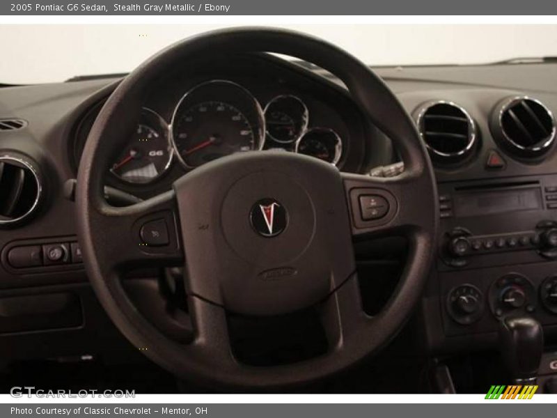 Stealth Gray Metallic / Ebony 2005 Pontiac G6 Sedan