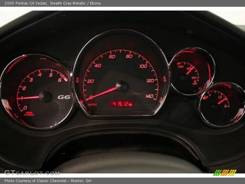 Stealth Gray Metallic / Ebony 2005 Pontiac G6 Sedan