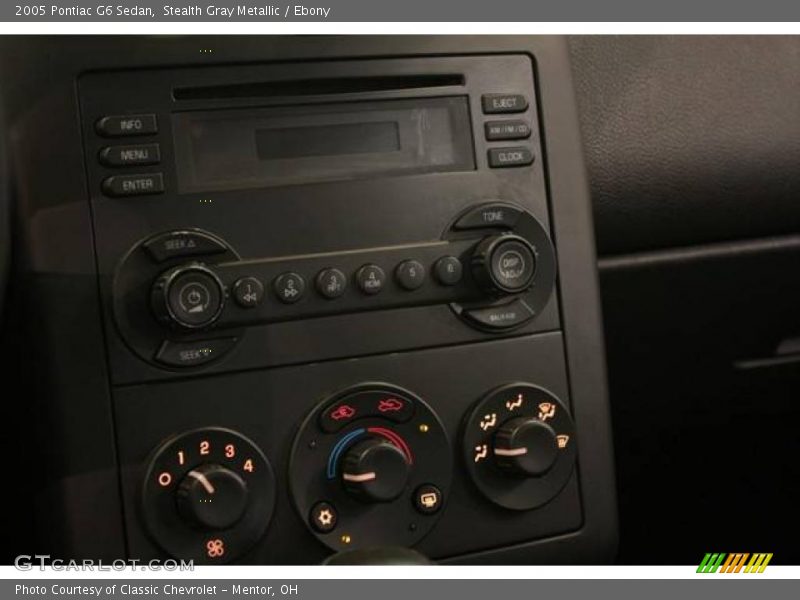 Stealth Gray Metallic / Ebony 2005 Pontiac G6 Sedan