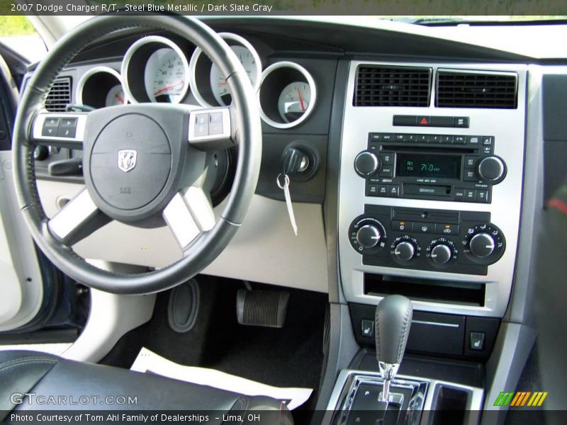Steel Blue Metallic / Dark Slate Gray 2007 Dodge Charger R/T